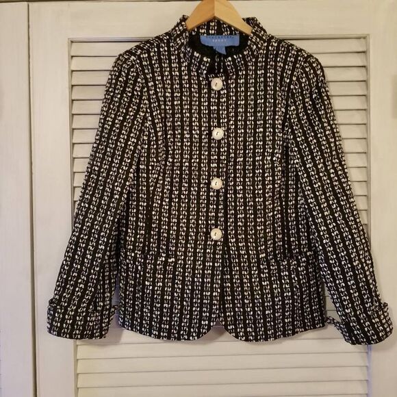 Doncaster Sport Black Cream Jacket 12 - Picture 1 of 7